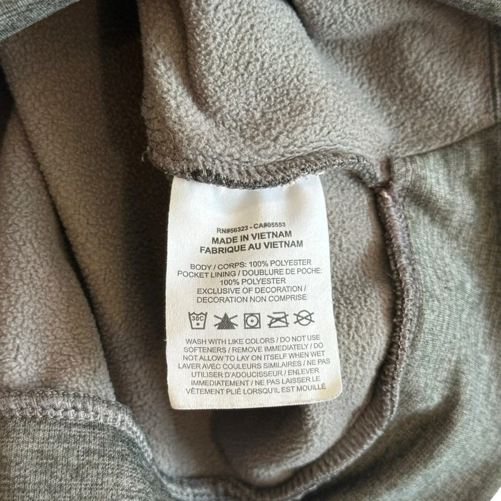 Nike Dri fit Black Gray Swoosh‎ Pullover Hoodie Sweatshirt w/ Pockets Sz M #455